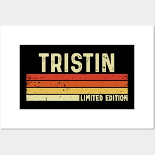 Tristin Name Vintage Retro Limited Edition Gift Posters and Art